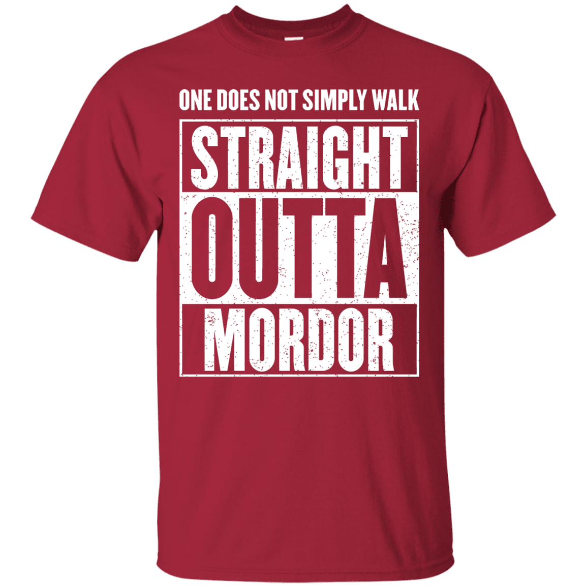 T-Shirts Cardinal / S Straight Outta Mordor T-Shirt