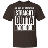 T-Shirts Dark Chocolate / S Straight Outta Mordor T-Shirt
