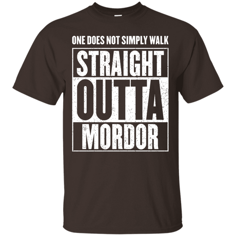 T-Shirts Dark Chocolate / S Straight Outta Mordor T-Shirt