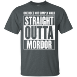 T-Shirts Dark Heather / S Straight Outta Mordor T-Shirt