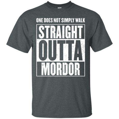 T-Shirts Dark Heather / S Straight Outta Mordor T-Shirt