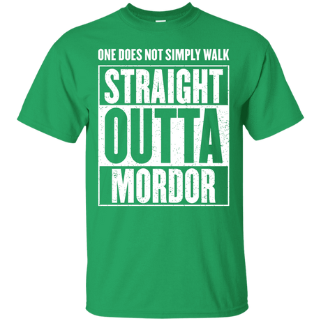 T-Shirts Irish Green / S Straight Outta Mordor T-Shirt