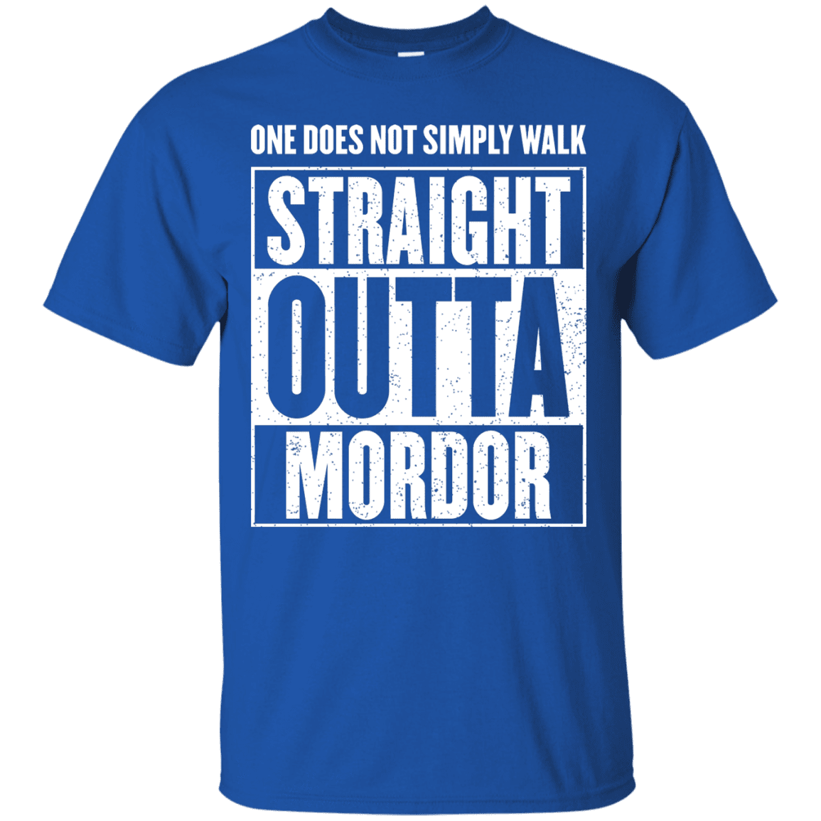 T-Shirts Royal / S Straight Outta Mordor T-Shirt