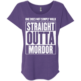 Straight Outta Mordor Triblend Dolman Sleeve