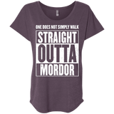 Straight Outta Mordor Triblend Dolman Sleeve