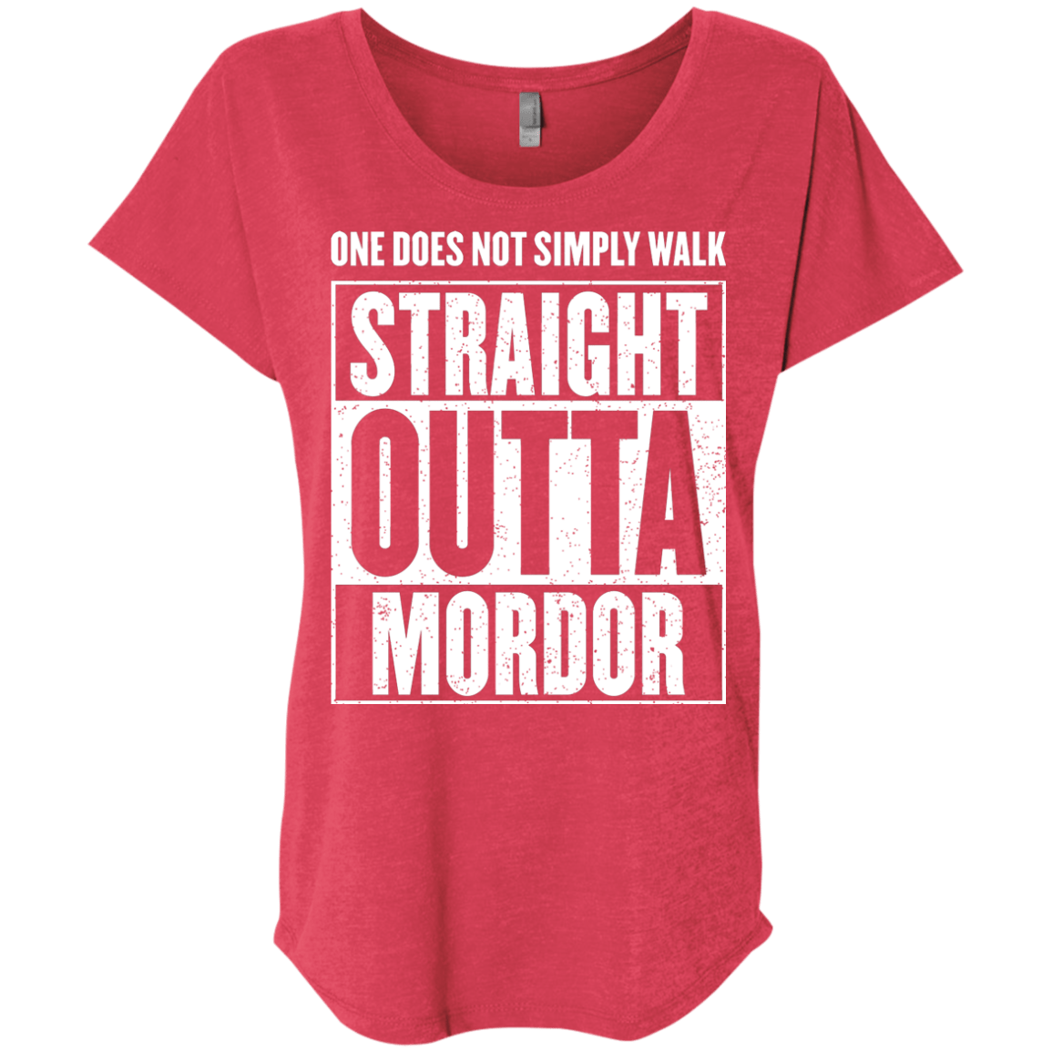 Straight Outta Mordor Triblend Dolman Sleeve