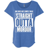 Straight Outta Mordor Triblend Dolman Sleeve