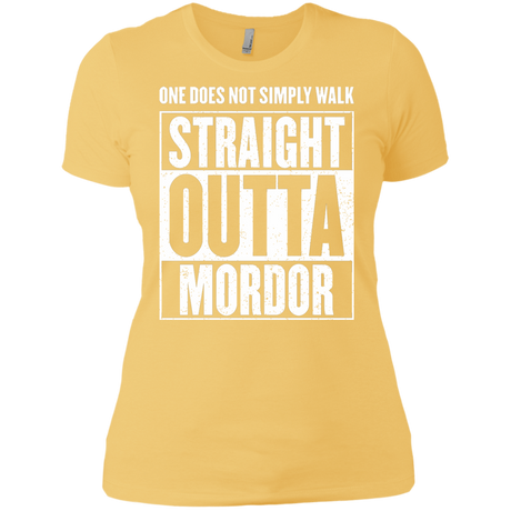 T-Shirts Banana Cream/ / X-Small Straight Outta Mordor Women's Premium T-Shirt