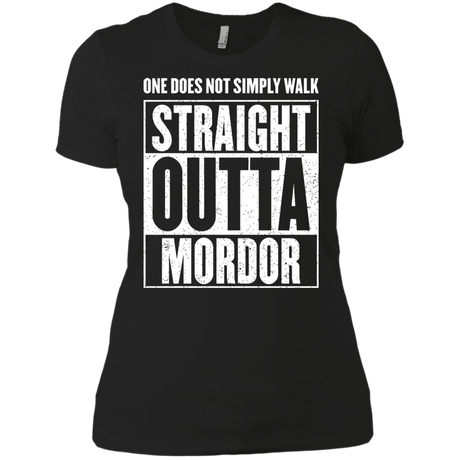 T-Shirts Black / X-Small Straight Outta Mordor Women's Premium T-Shirt