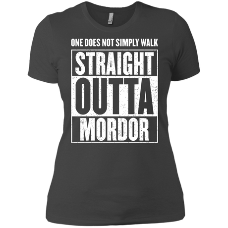 T-Shirts Heavy Metal / X-Small Straight Outta Mordor Women's Premium T-Shirt