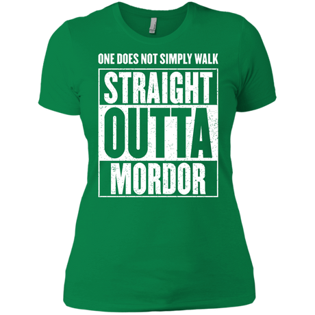 T-Shirts Kelly Green / X-Small Straight Outta Mordor Women's Premium T-Shirt