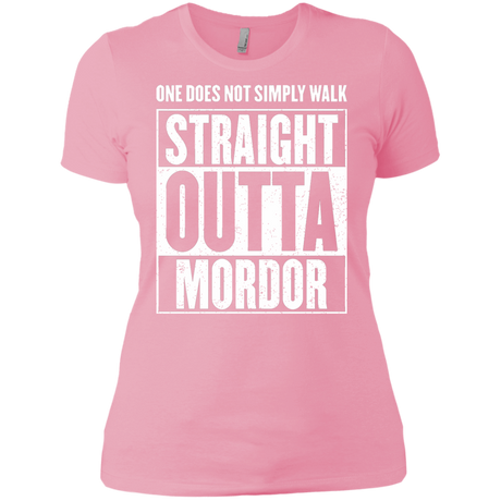 T-Shirts Light Pink / X-Small Straight Outta Mordor Women's Premium T-Shirt