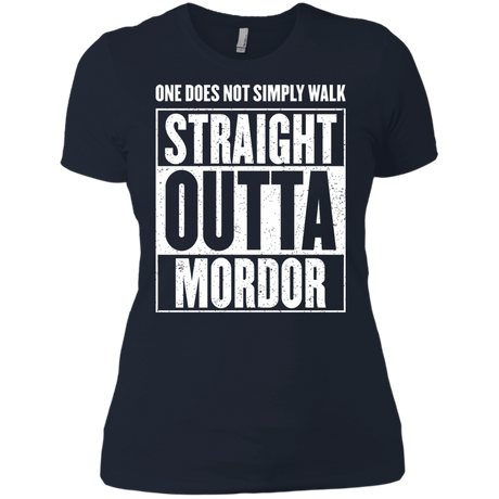 T-Shirts Midnight Navy / X-Small Straight Outta Mordor Women's Premium T-Shirt