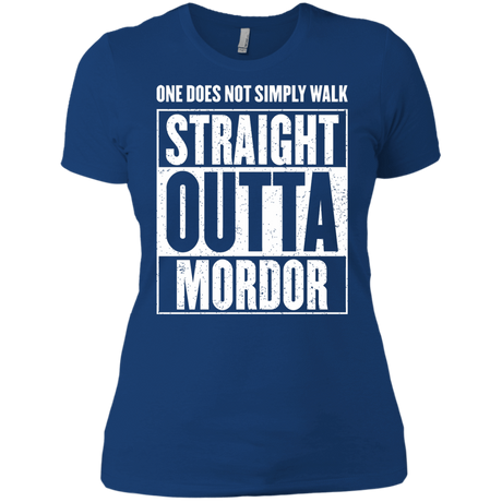 T-Shirts Royal / X-Small Straight Outta Mordor Women's Premium T-Shirt