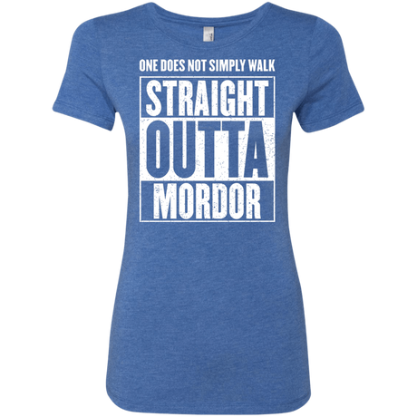 T-Shirts Vintage Royal / S Straight Outta Mordor Women's Triblend T-Shirt