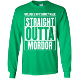 Straight Outta Mordor Youth Long Sleeve T-Shirt