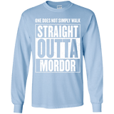 Straight Outta Mordor Youth Long Sleeve T-Shirt