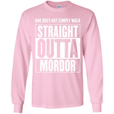 Straight Outta Mordor Youth Long Sleeve T-Shirt