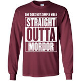 Straight Outta Mordor Youth Long Sleeve T-Shirt