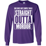Straight Outta Mordor Youth Long Sleeve T-Shirt