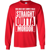 Straight Outta Mordor Youth Long Sleeve T-Shirt