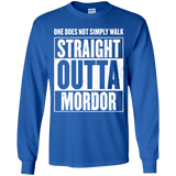 Straight Outta Mordor Youth Long Sleeve T-Shirt