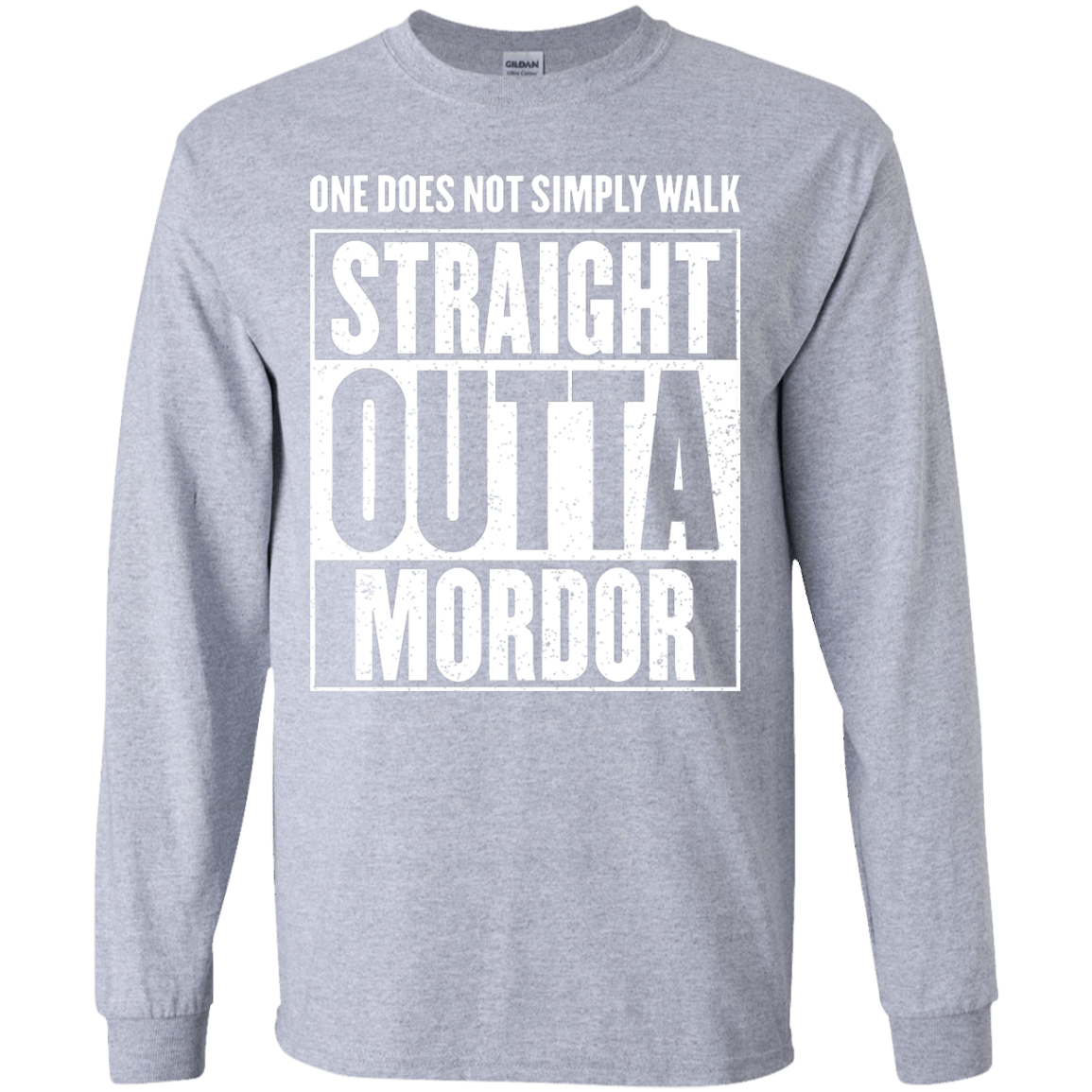 Straight Outta Mordor Youth Long Sleeve T-Shirt