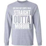 Straight Outta Mordor Youth Long Sleeve T-Shirt
