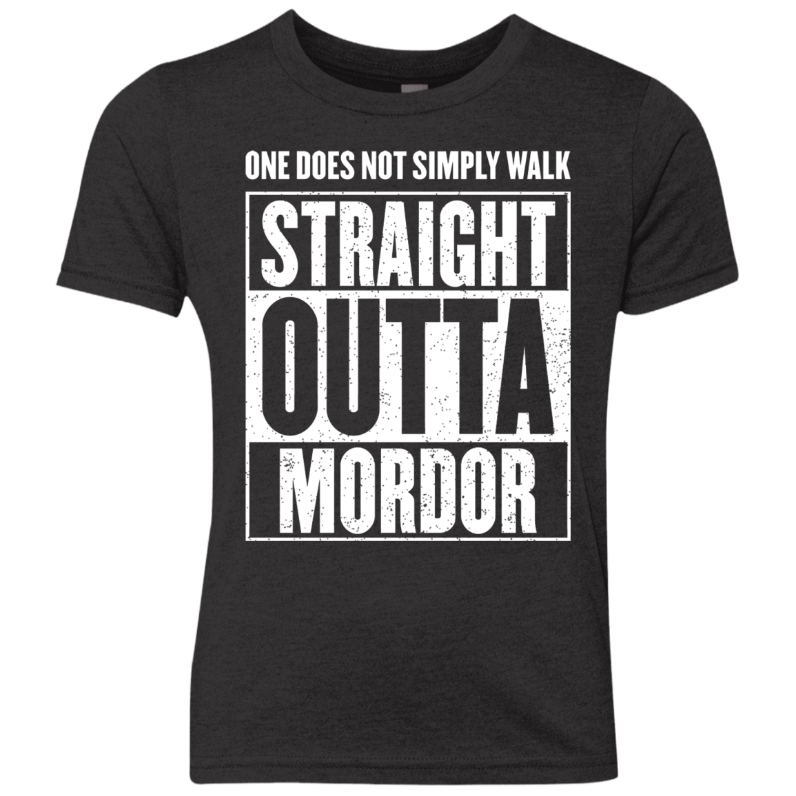 Straight Outta Mordor Youth Triblend T-Shirt