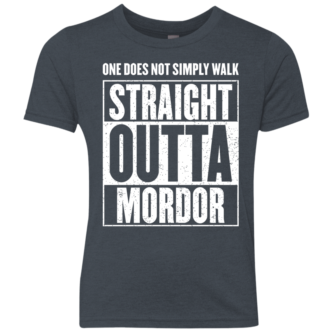 Straight Outta Mordor Youth Triblend T-Shirt