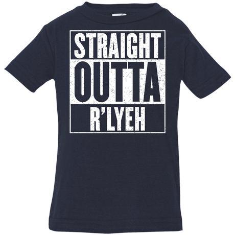 T-Shirts Navy / 6 Months Straight Outta R'lyeh Infant Premium T-Shirt