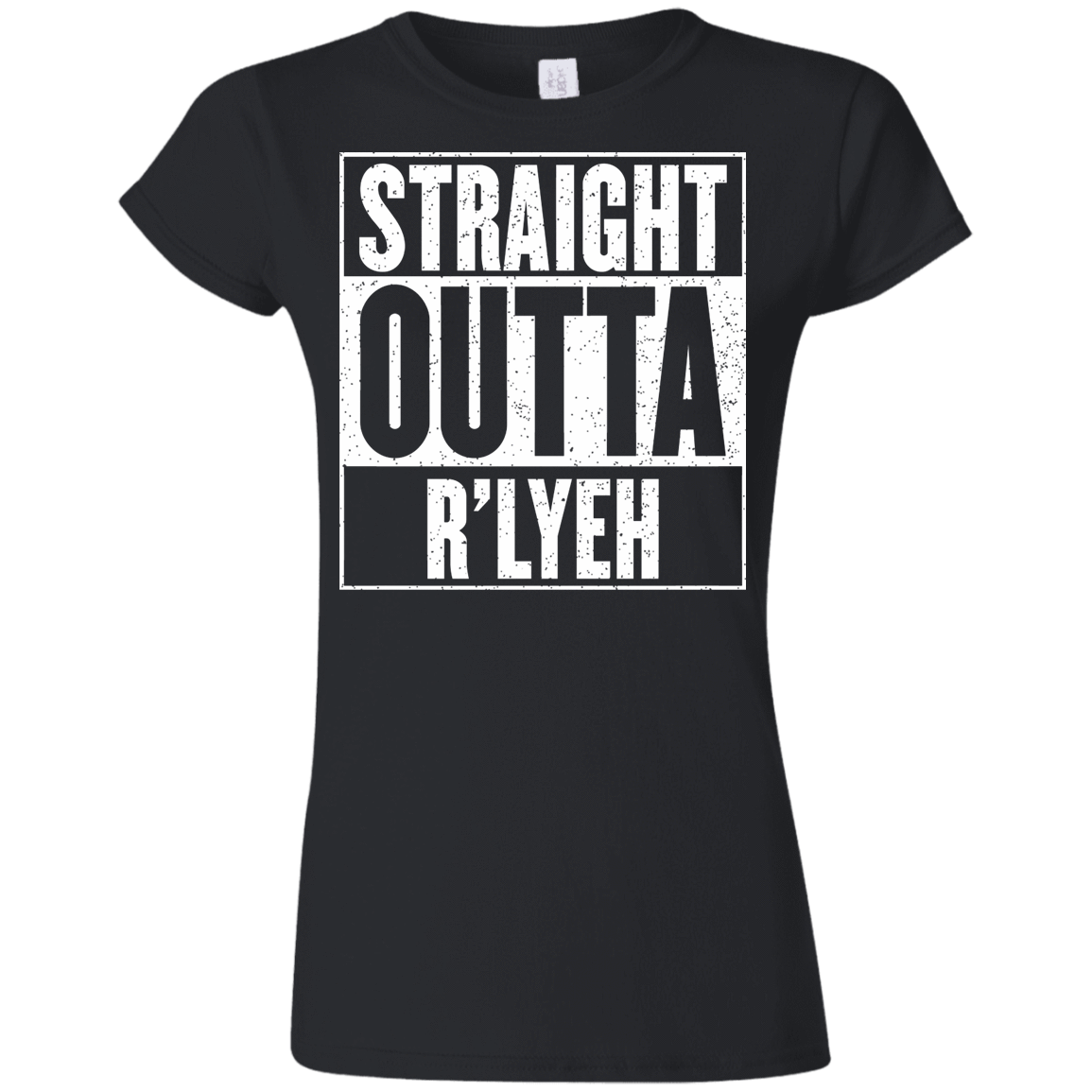 T-Shirts Black / S Straight Outta R'lyeh Junior Slimmer-Fit T-Shirt