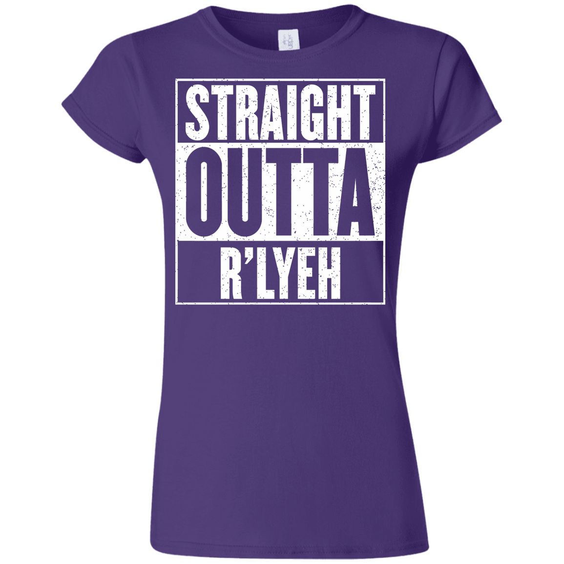 T-Shirts Purple / S Straight Outta R'lyeh Junior Slimmer-Fit T-Shirt