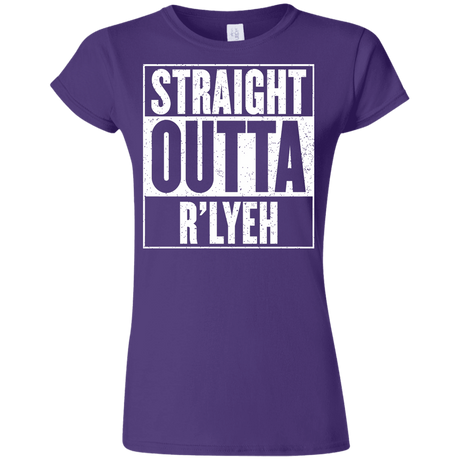 T-Shirts Purple / S Straight Outta R'lyeh Junior Slimmer-Fit T-Shirt