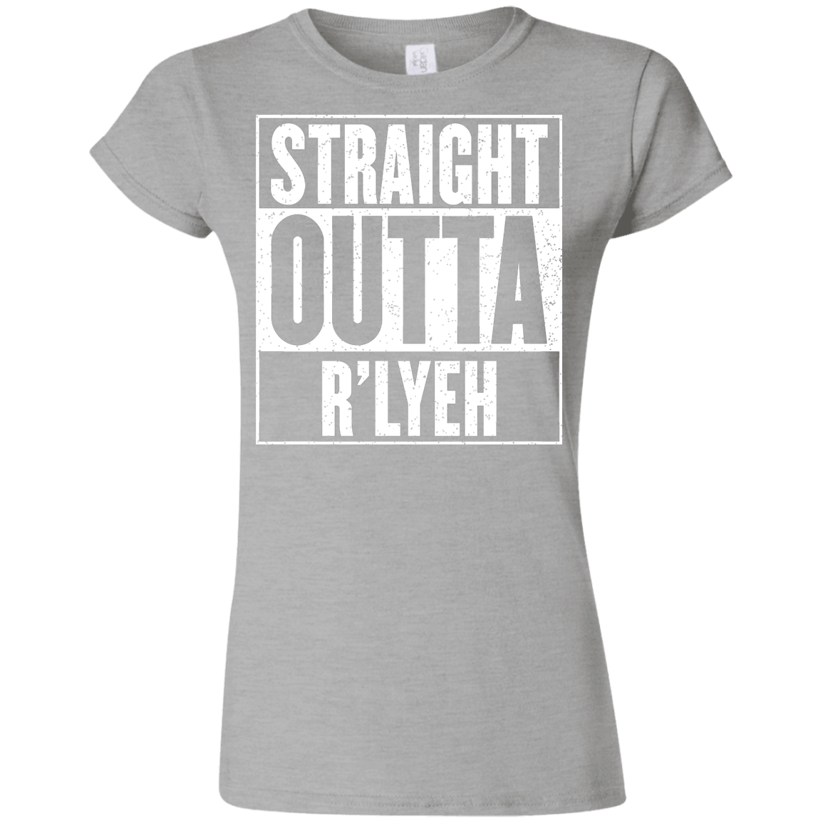 T-Shirts Sport Grey / S Straight Outta R'lyeh Junior Slimmer-Fit T-Shirt