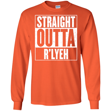 Straight Outta R'lyeh Men's Long Sleeve T-Shirt
