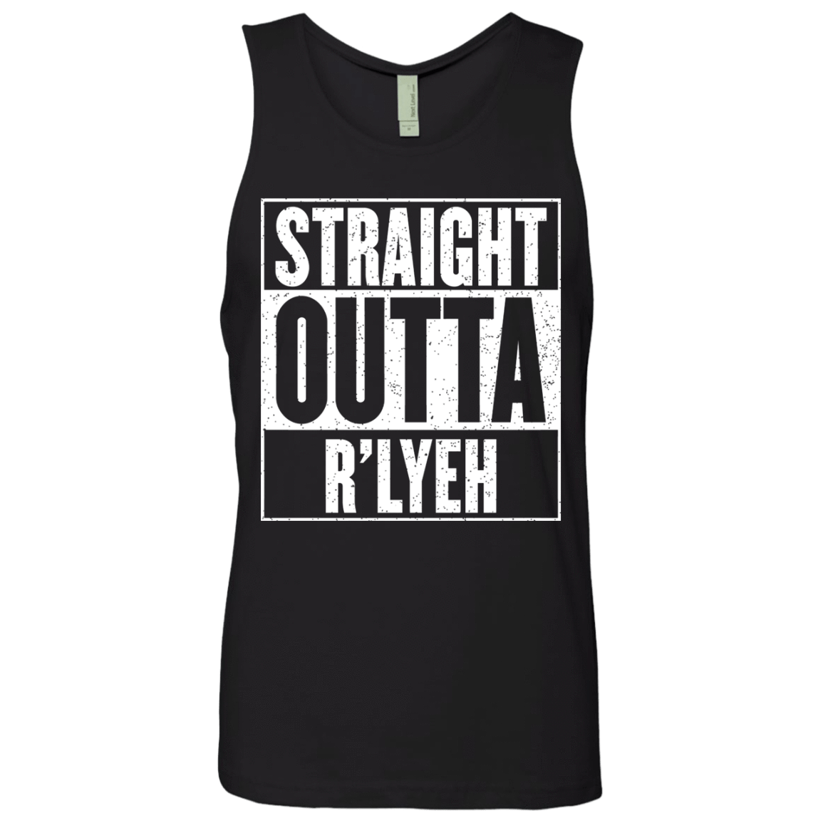 T-Shirts Black / S Straight Outta R'lyeh Men's Premium Tank Top