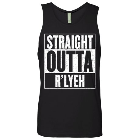 T-Shirts Black / S Straight Outta R'lyeh Men's Premium Tank Top