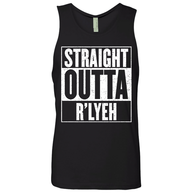 T-Shirts Black / S Straight Outta R'lyeh Men's Premium Tank Top