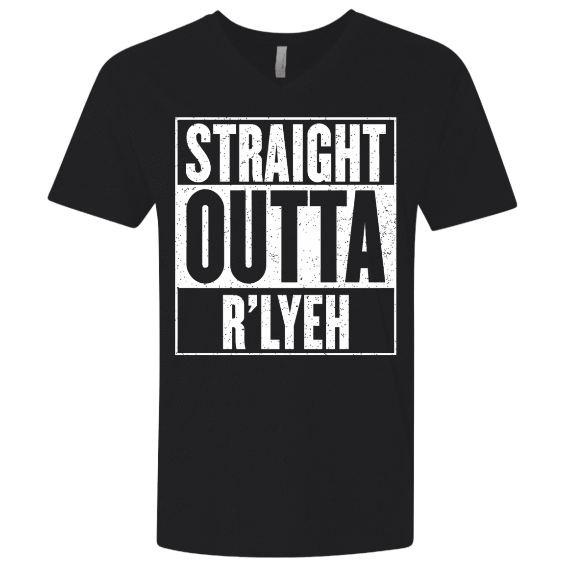 T-Shirts Black / X-Small Straight Outta R'lyeh Men's Premium V-Neck