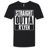 T-Shirts Black / X-Small Straight Outta R'lyeh Men's Premium V-Neck