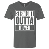T-Shirts Heavy Metal / X-Small Straight Outta R'lyeh Men's Premium V-Neck
