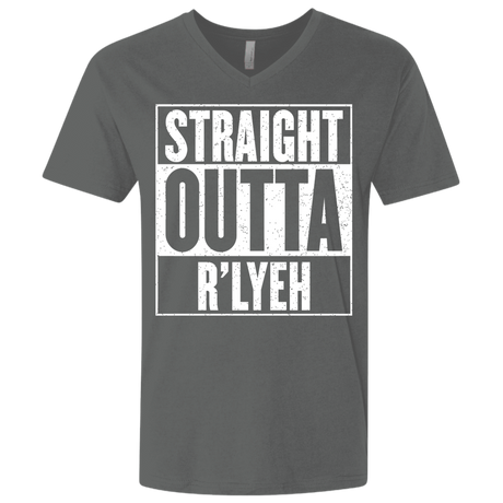 T-Shirts Heavy Metal / X-Small Straight Outta R'lyeh Men's Premium V-Neck