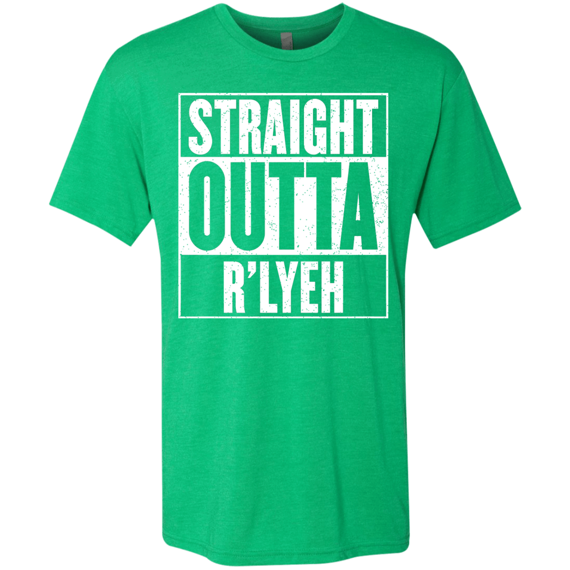 T-Shirts Envy / S Straight Outta R'lyeh Men's Triblend T-Shirt