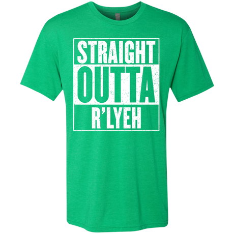 T-Shirts Envy / S Straight Outta R'lyeh Men's Triblend T-Shirt