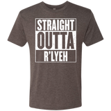 T-Shirts Macchiato / S Straight Outta R'lyeh Men's Triblend T-Shirt