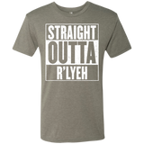 T-Shirts Venetian Grey / S Straight Outta R'lyeh Men's Triblend T-Shirt