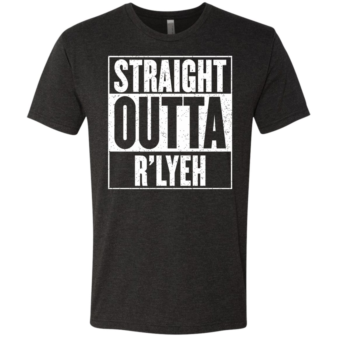 T-Shirts Vintage Black / S Straight Outta R'lyeh Men's Triblend T-Shirt