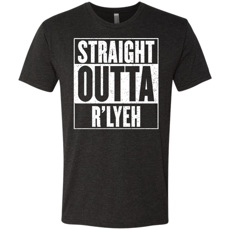 T-Shirts Vintage Black / S Straight Outta R'lyeh Men's Triblend T-Shirt
