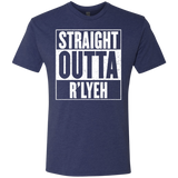 T-Shirts Vintage Navy / S Straight Outta R'lyeh Men's Triblend T-Shirt